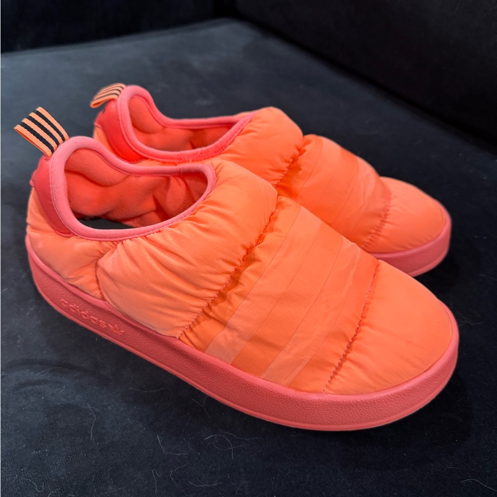 Adidas Puffylette - Slippers - Beam Orange